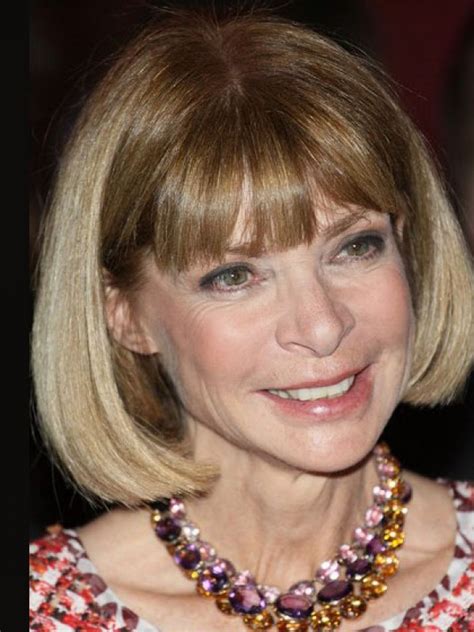 Anna Wintour Blunt Bob Haistyle Perücke 